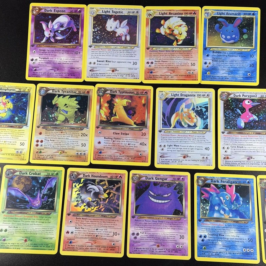 Bandai Pokémon Vintage PKM TCG Neo Destiny N4 Sammelkarten, 15-teiliges Set - Bild 2