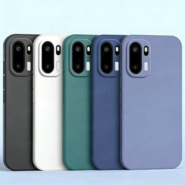 Original OnePlus 15R Schutzhülle aus weichem Flüssigsilikon in Blau - Bild 1