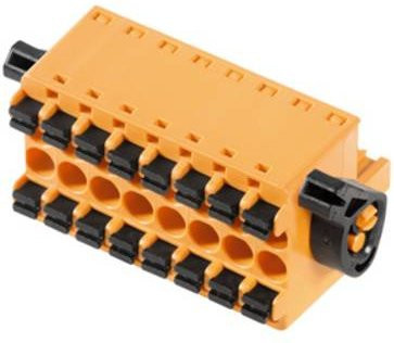 Weidmüller Buchsengehäuse-Kabel BL/SL in Orange mit 8 Polen und 5,08 mm Rastermaß, 24 Stück - Bild 1