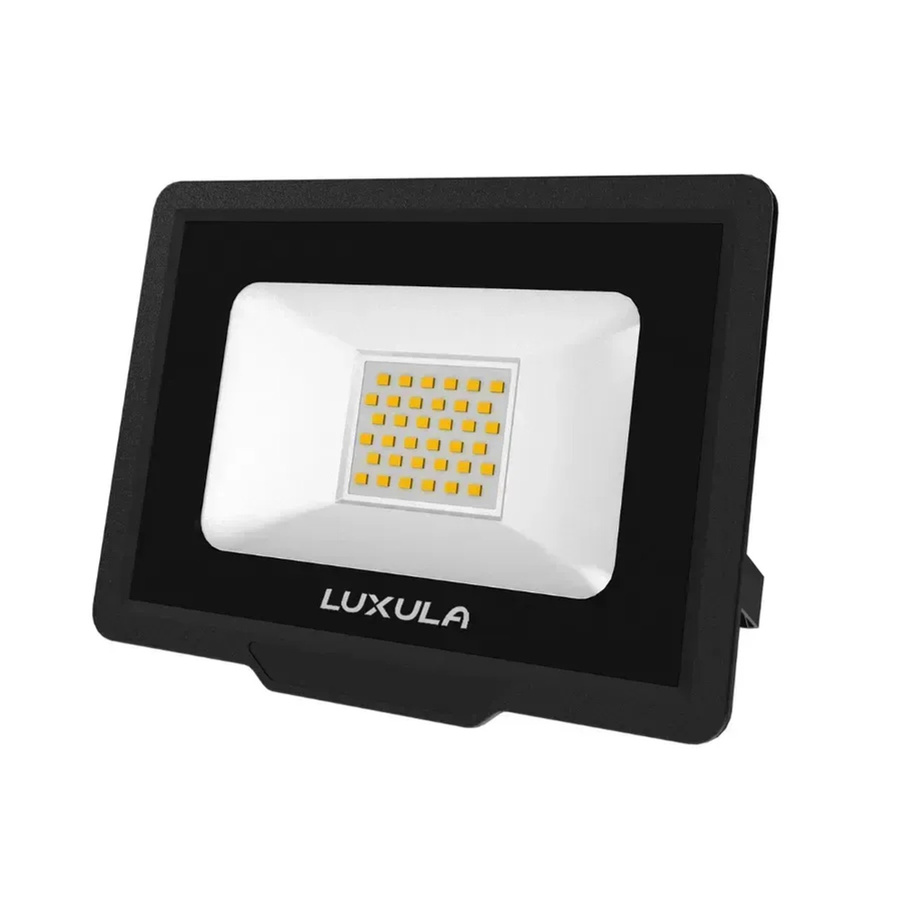 LUXULA LED Fluter 30W Außenstrahler Schwarz IP65 4000K Neutralweiß 3000lm - Bild 2