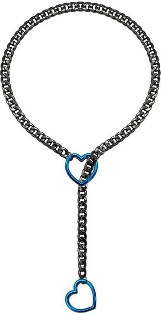 YIRAN Halskette Cuban Link, Edelstahl, grau, Unisex - Bild 1