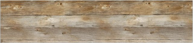 MySpotti Küchenrückwand Profix Cucina in Holz Natur mit Aluminium-Optik, Breite: 270 cm, Höhe: 60 cm - Bild 1