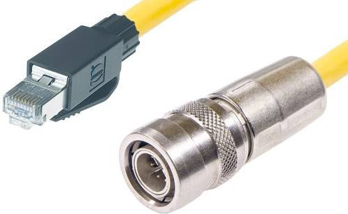 Harting Sensor-Aktor-Steckverbinder konfektioniert gelb Länge: 0,5 m - Bild 1