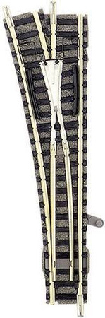 Fleischmann 9178 N piccolo Weiche, links, mit Bettung
