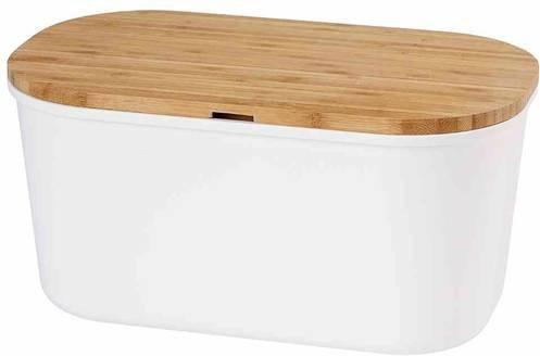 Kesper Brotbox aus Melamin in Weiß, B/T/H: 37 x 17,5 x 21,5 cm - Bild 1