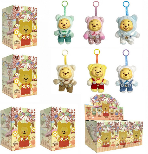Disney Winnie The Pooh Candy Series Blind Box, Vinyl-Gesichtsanhänger, Puppe - Bild 1