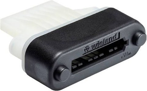 Wieland Electric Leitungsendstück Z5.562.7553.1 in Schwarz und Transparent, 10 Stück - Bild 1