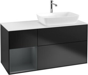V&B Waschtischunterschrank Finion in Weiß lackiert, Breite: 120 cm, Tiefe: 50,1 cm, Höhe: 50,1 cm - Bild 1