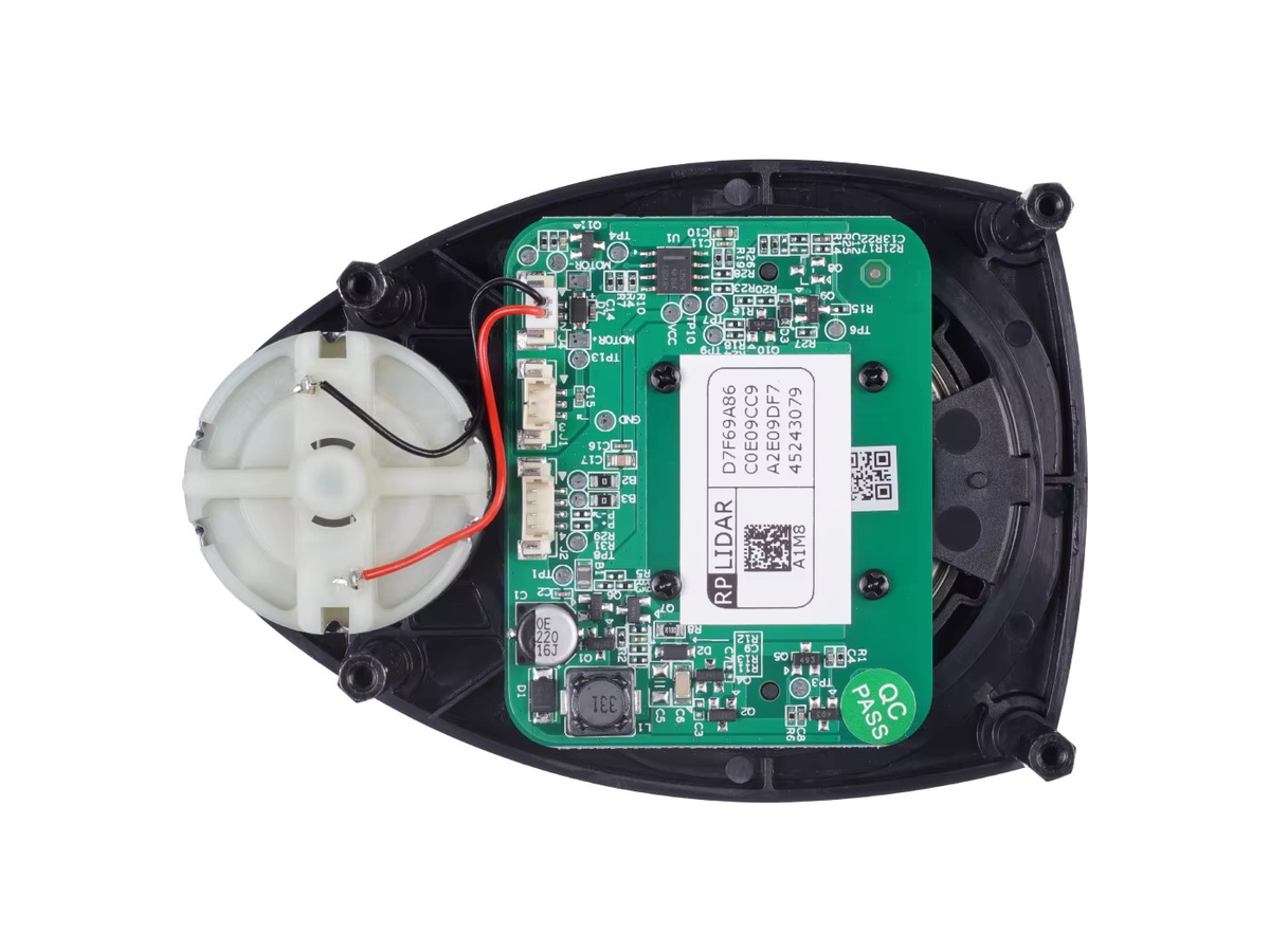 SLAMTEC RPLIDAR A1M8 360-Grad-LIDAR-Sensorscanner in Schwarz für 2D-Scanning und Roboter-Navigation mit 12 Meter Reichweite - Bild 2