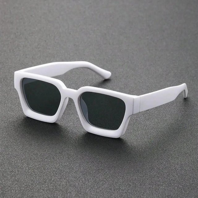 Yiran Health & Beauty Sonnenbrille, Quadratisch, Kunststoff, Vollrand, Unisex, black - Bild 1