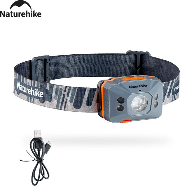 Naturehike Ultraleichte Camping Laterne mit Bewegungssensor, IPX4 Wasserdicht, USB-Ladung, Grau - Bild 1