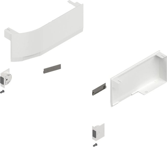 Blum Abdeckkappen-Set Aventos HK top für Servo-Drive aus Kunststoff in Seidenweiß - Bild 1
