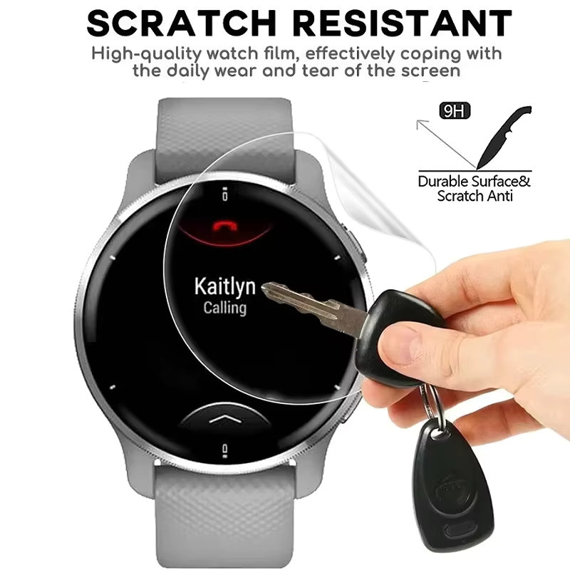 Garmin Uhrenzubehör Hydrogel Bildschirm Schutz, transparent, Unisex - Bild 5