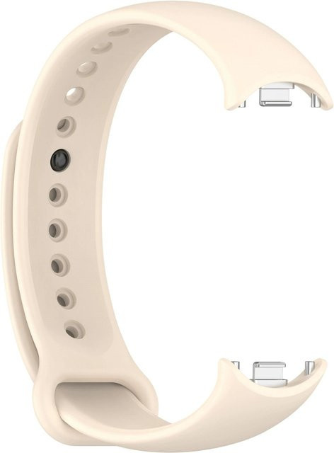 Xiaomi Uhrenarmband Silikon, elfenbein, Mi Band 11 10 9 8 - Bild 1
