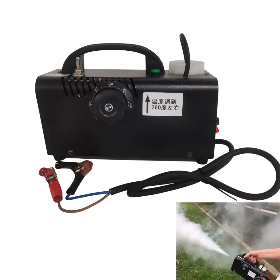 Mobile 12V Nebelmaschine in Schwarz für Außenaufnahmen und Autosprüher - Bild 2