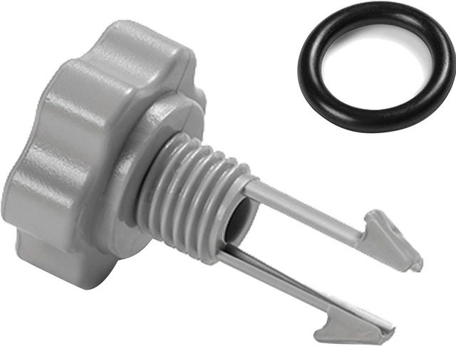 Three Body Entlüftungsventile mit O-Ringen für Filterpumpen, Grau - Bild 1