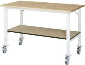 Rau Fahrbarer Arbeitstisch Tom KM-01, höhenverstellbar, B/T/H: 150 x 80 x 91-123 cm - Bild 1