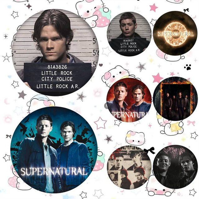 Anstecknadel Supernatural, Metall, Kinder - Bild 1