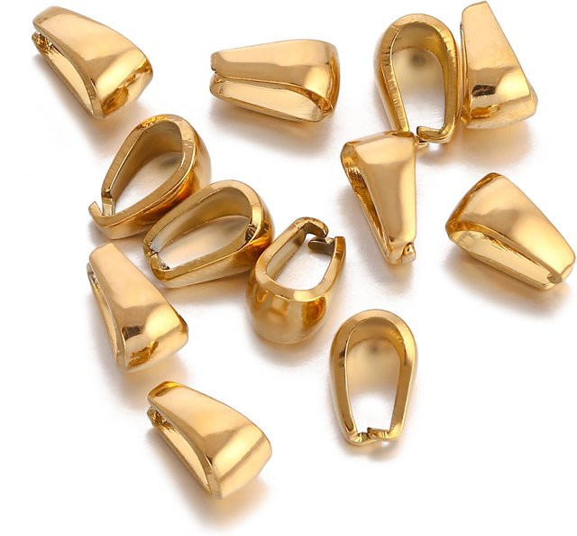 DOOYIO Verschlüsse, vergoldet, Edelstahl, Charms, Melonenkerne, Unisex - Bild 1