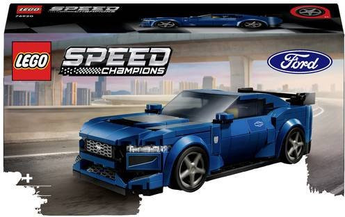LEGO Speed Champions Ford Mustang Dark Horse Sportwagen in Blau - Bild 1