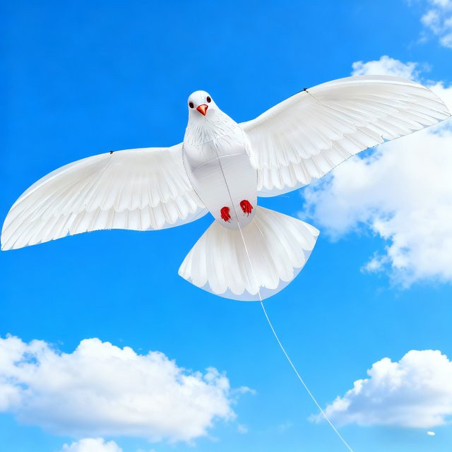 HENGDA KITE Einleiner-Taubenlenkdrachen, 59-Zoll, mit Griff und Schnur - Bild 1