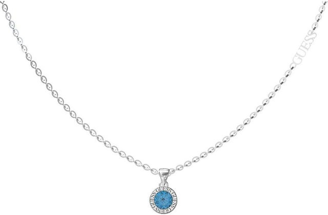 Guess Halskette Edelstahl, Silber, Kristall, Damen - Bild 1