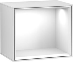 V&B Finion Regalmodul Wandbeleuchtung mit LED in Weiß, B/H/T: 41,8 x 35,6 x 27 cm - Bild 1
