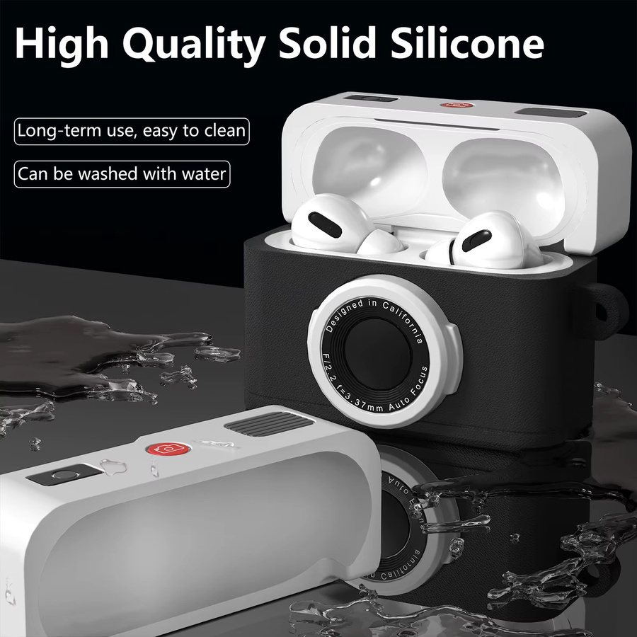 BEWZI Schutzhülle für AirPods Pro 2. Generation mit kreativem 3D-Design in Braun - Bild 1