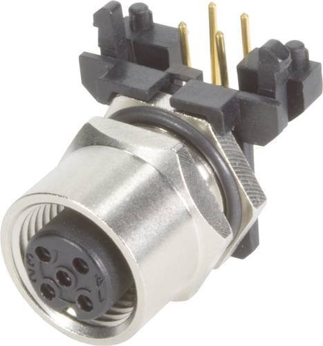 HARTING Leiterplattenadapter 21033214401 aus Messing in Silber mit 4 Polen - Bild 1