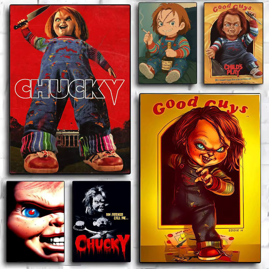 Wasserfester Chucky Horrorfilm Aufkleber von Moetch in Mehrfarbig für Ästhetische Wandgestaltung - Bild 2