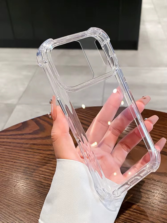 Stoßfeste transparente Silikon-Handyhülle für iPhone 17 Pro Max und iPhone 17 Air mit Airbag-Schutz - Bild 3