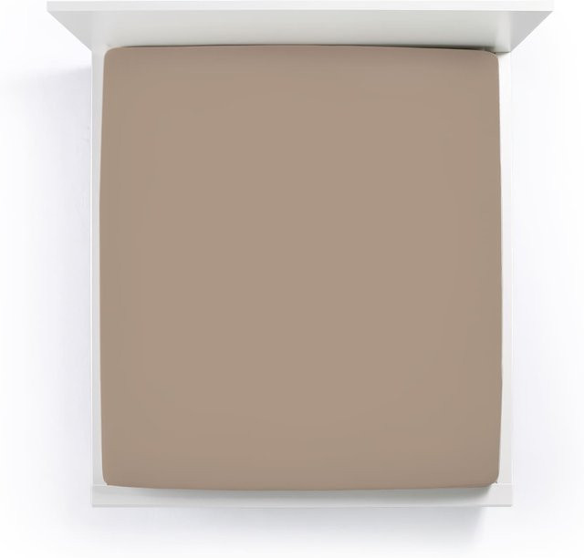 Formesse Spannbettlaken Bella Donna Jersey in Beige - Bild 1