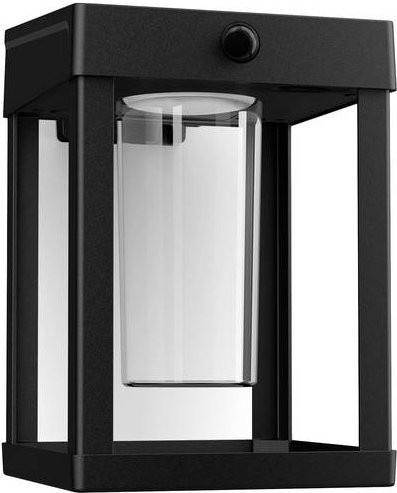 Philips Camill Solar-Außenwandleuchte mit Bewegungsmelder, LED, Warmweiß, Schwarz, Eckiges Design - Bild 3