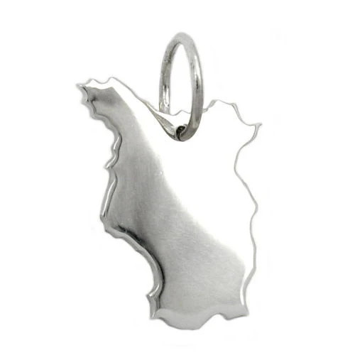 SIGO Anhänger BB Brandenburg, 925 Silber, Unisex - Bild 1