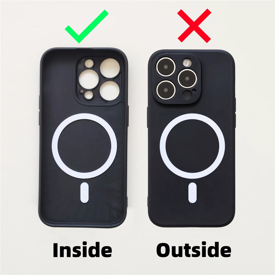 PhoFir Magnetring für MagSafe Wireless-Ladegerät als Universal-Magnetaufkleber für iPhone 16 Pro Max, 15, 14, 13 - Bild 3