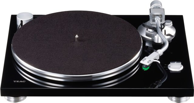 Teac TN-3B-A Plattenspieler mit USB-Anschluss in Schwarz mit Riemenantrieb - Bild 1