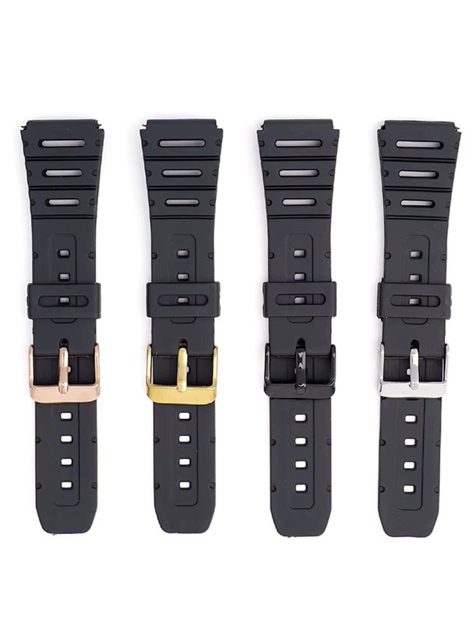strapfreak Uhrenarmband Kunststoff, Schwarz, Herren - Bild 5