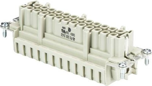 Wieland Electric Buchseneinsatz 70.500.2453.3 Grau 24 Polzahl 10 Stück - Bild 1