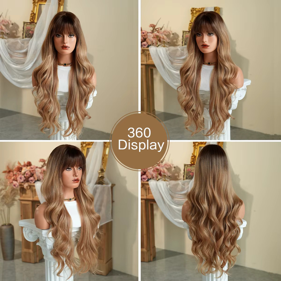 7JHH WIGS Perücke, lang, gewellt, Champagner, Damen - Bild 4