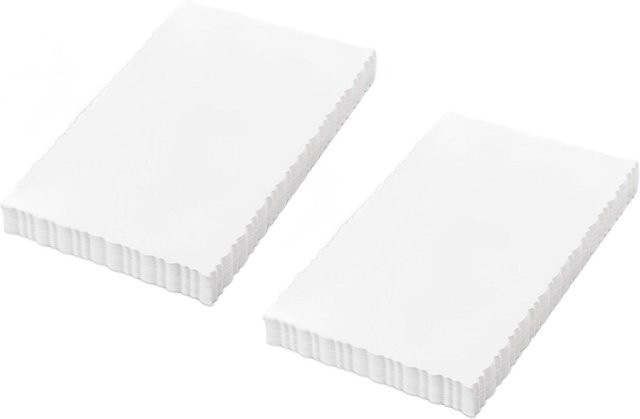 100 Stück weißes Kartonpapier mit Spitzen-Design von Shoemst, leere Postkarten für DIY Grußkarten und Zeugnisse, B: 15 cm, H: 10 cm - Bild 1