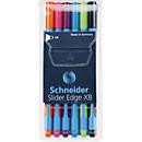 Schneider Slider Edge Kugelschreiber Mix-Set mit XB-Spitze, 6er-Etui, Mehrfarbig - Bild 2