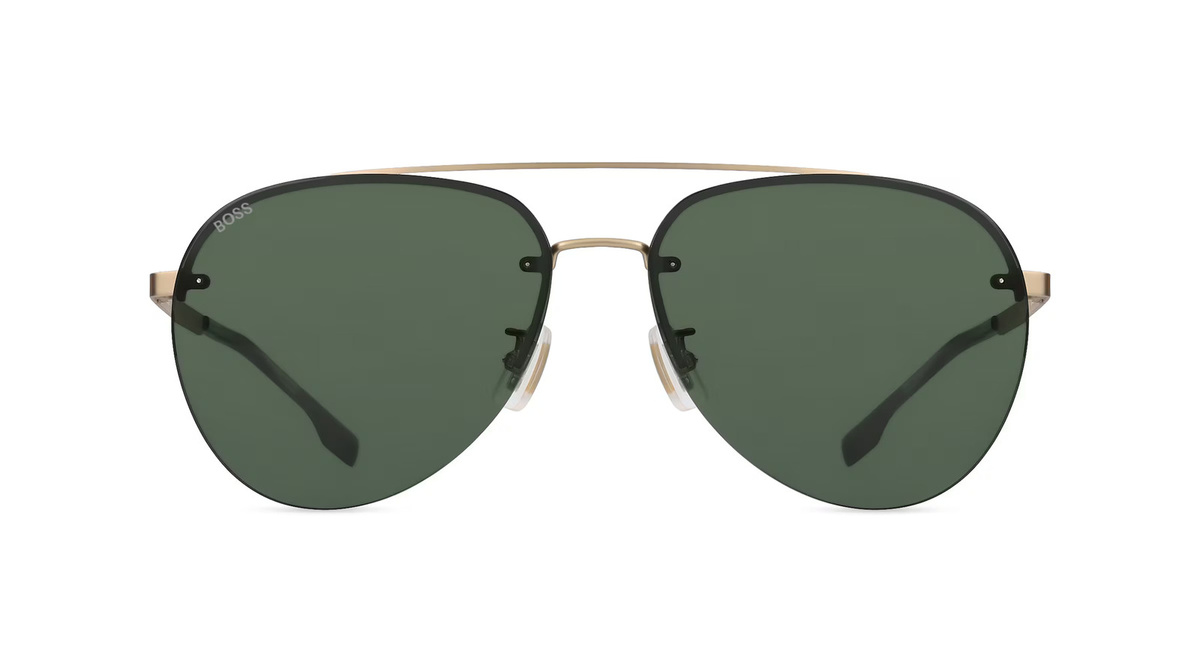 Boss 1537/F/SK Sonnenbrille Pilot, Vollrand, Metall, Herren, gold - Bild 1