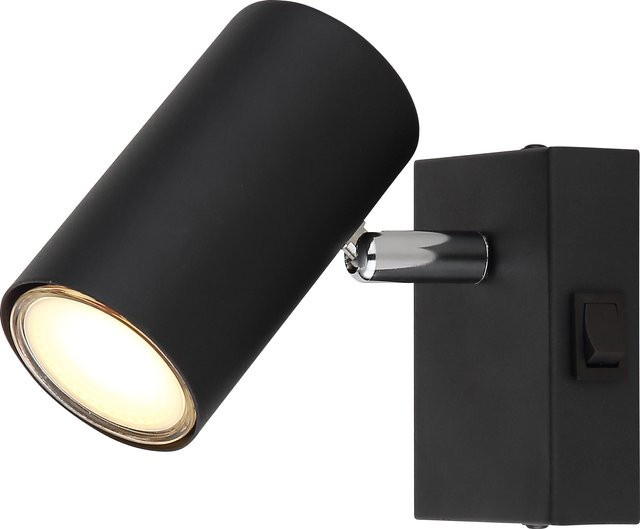Globo Lighting Wandspot Robby 1-flammig Schwarz matt - Bild 1
