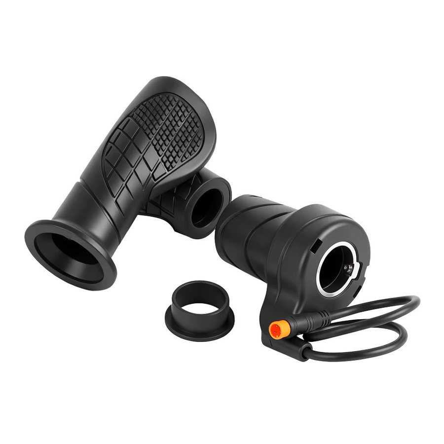 Wasserdichter Twist Throttle Halbgriff für Elektrofahrräder und Elektroroller in Schwarz - Bild 3