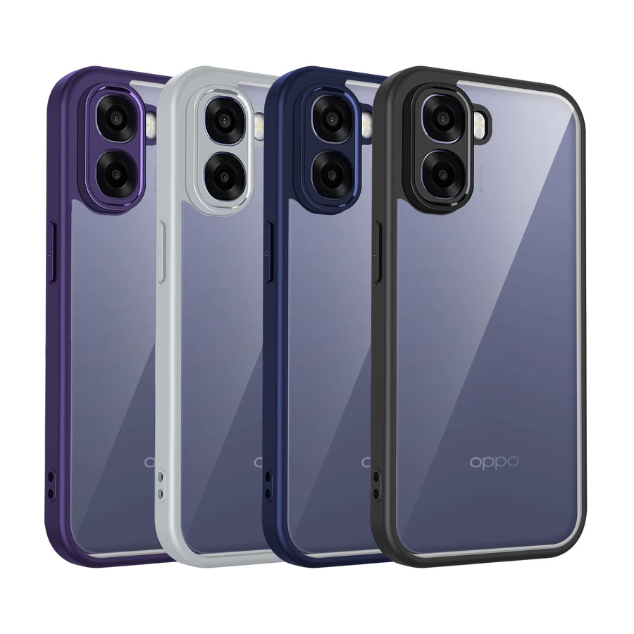 Oppo A6X Hülle Air Cushion Silikon Bumper Case in Transparent Matte für CPH2819 CPH2823 4G 5G - Bild 6