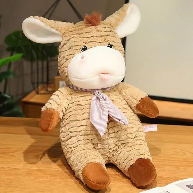 Kidsly Eselpuppe Plüschtier, braun, 28cm, ab 14 Jahre - Bild 1