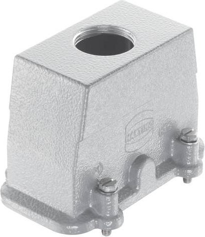 Harting Tüllengehäuse 19390160427 in Silber und Grau aus Aluminium - Bild 1