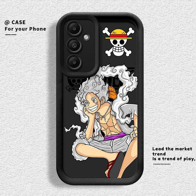 One Piece Luffy Handyhülle für Samsung Galaxy A-Serie in Schwarz - Bild 1