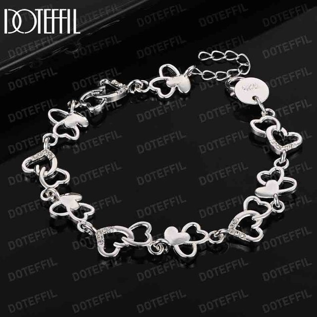 DOTEFFIL Armband, 925 Silber, Zirkonia, Damen - Bild 1