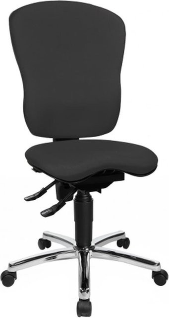 Topstar Profi Bürostuhl SITNESS ohne Armlehnen in Schwarz aus Stoff - Bild 1
